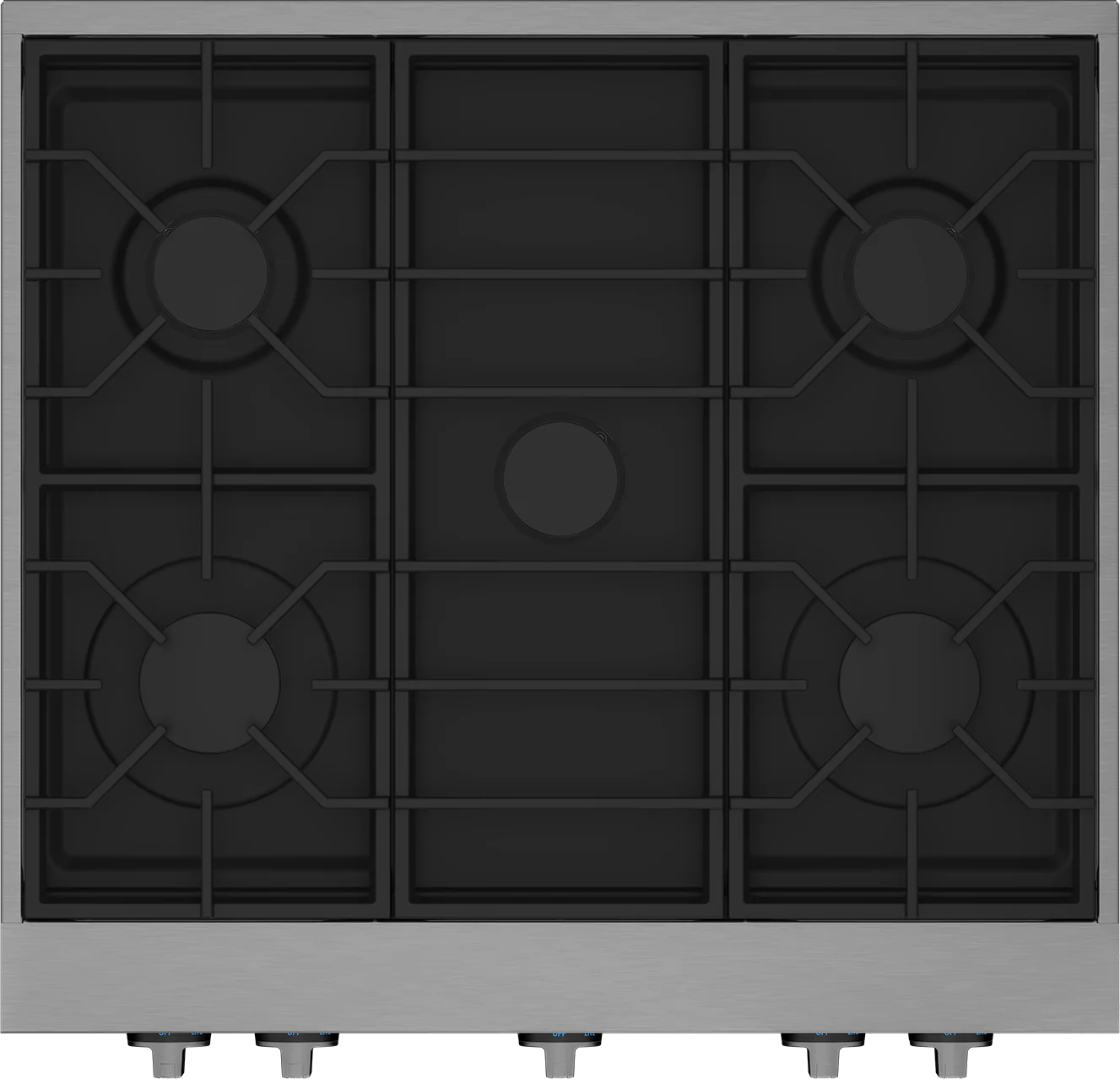 Beko 30" Stainless Steel Pro-Style Built-in Gas Range Top - Image 4