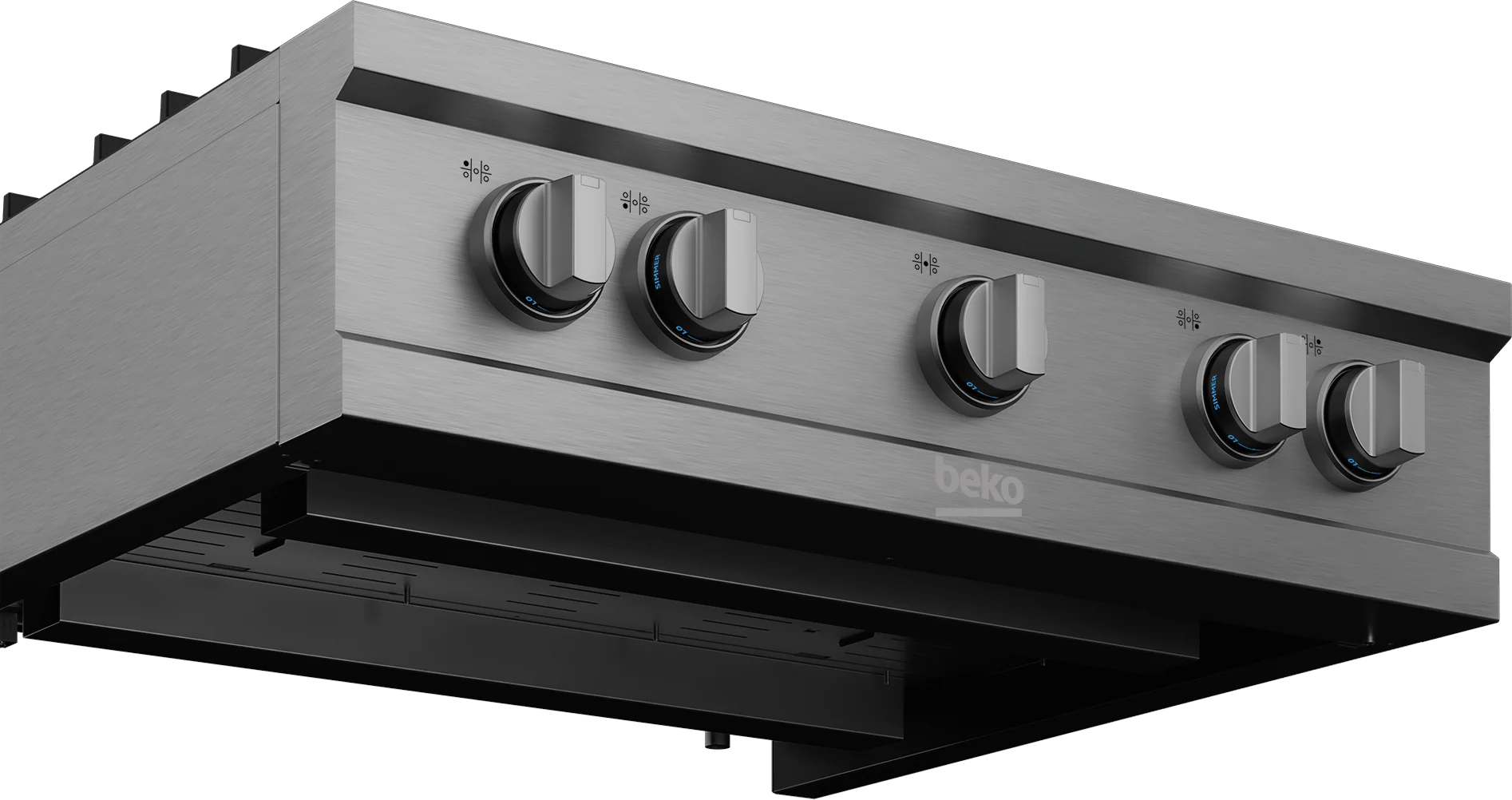 Beko 30" Stainless Steel Pro-Style Built-in Gas Range Top - Image 6