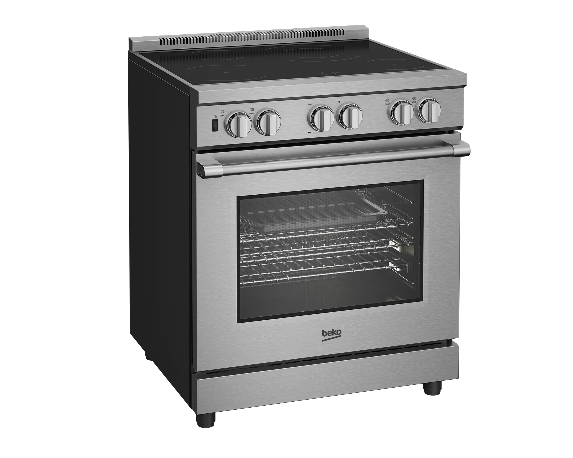 Beko PRIR34452SS 30" Stainless Steel Pro-Style Induction Range - Image 2
