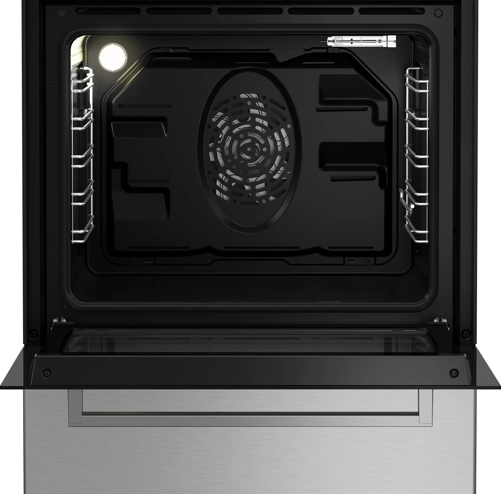 Beko SLER24410SS 24" Stainless Steel Slide-In Electric Range - Image 3