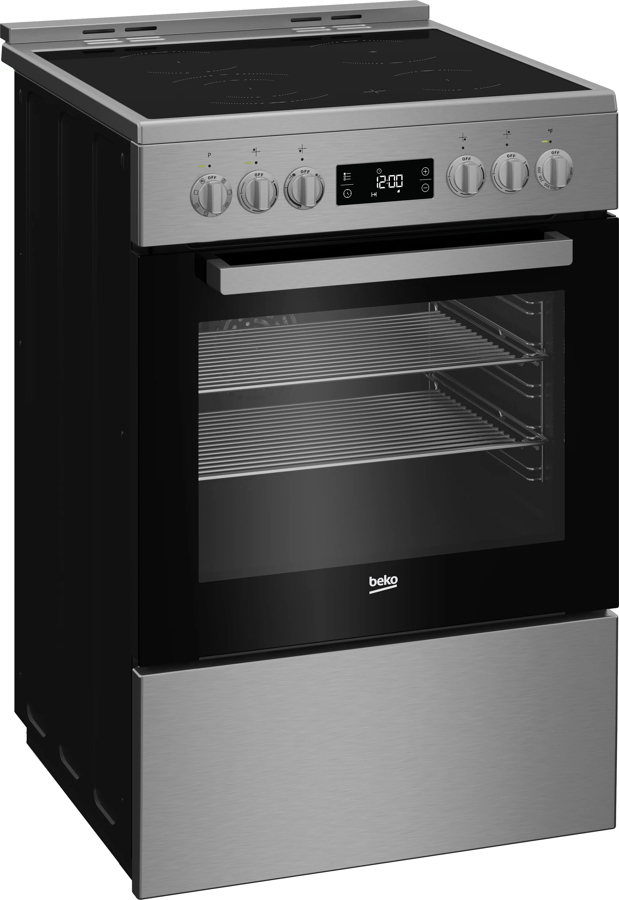 Beko SLER24410SS 24" Stainless Steel Slide-In Electric Range - Image 4