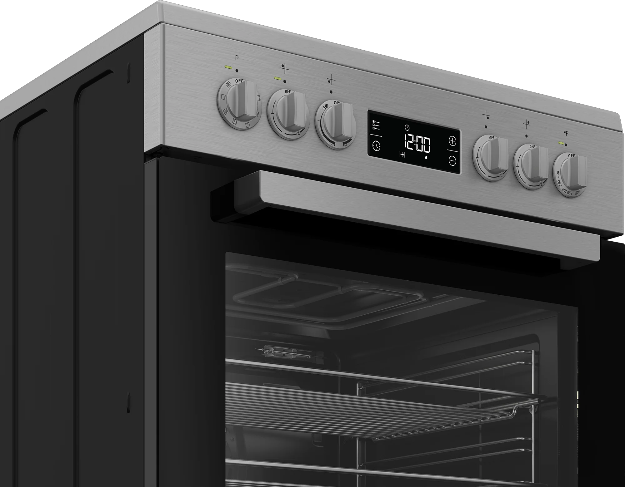 Beko SLER24410SS 24" Stainless Steel Slide-In Electric Range - Image 5