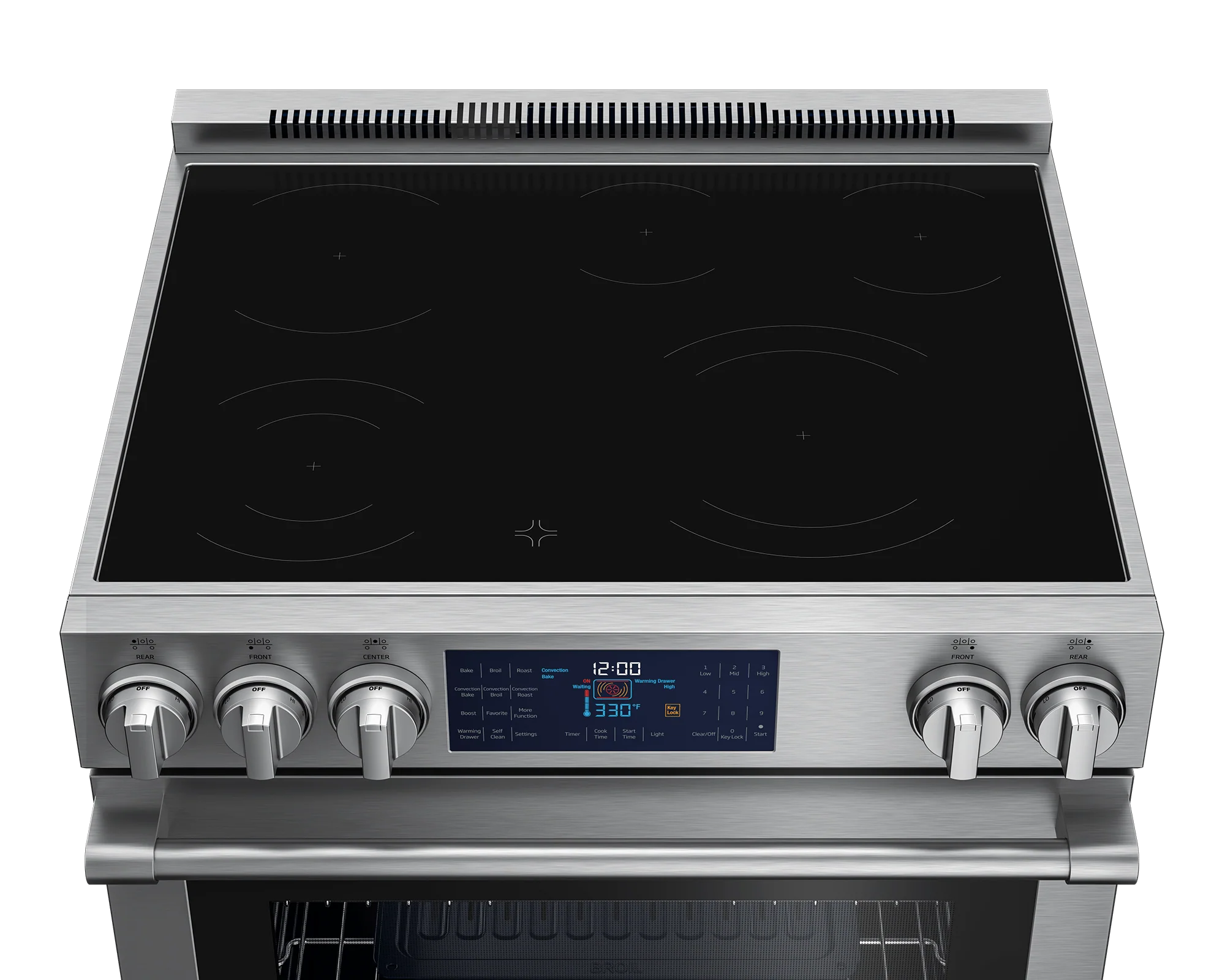 Beko SLER30432SS 30" Stainless Steel Slide-In Electric Range - Image 4