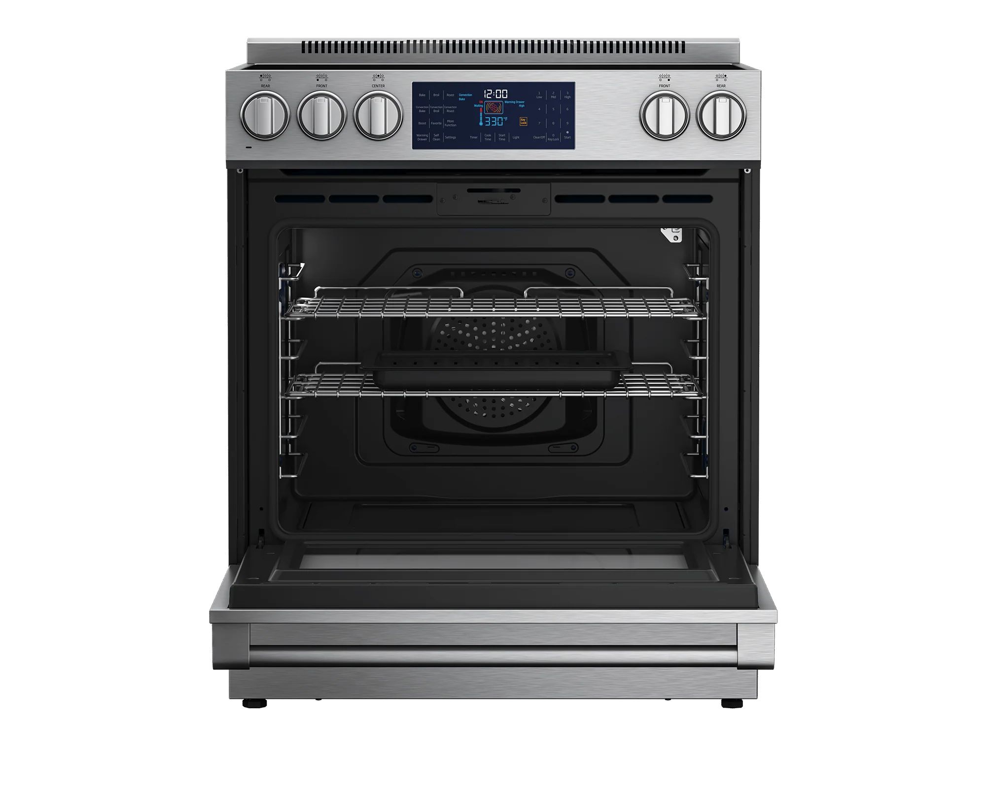 Beko SLER30432SS 30" Stainless Steel Slide-In Electric Range - Image 5