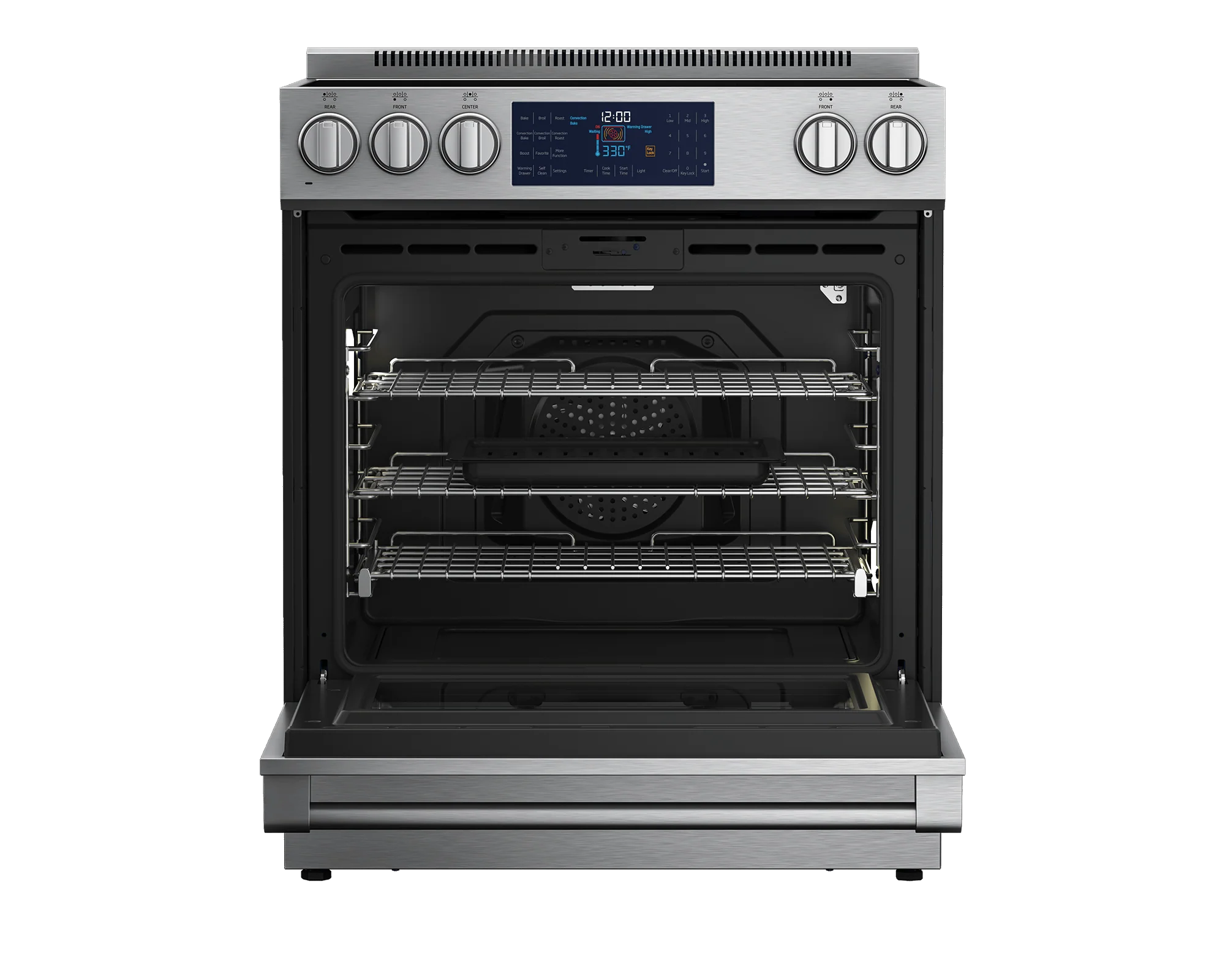 Beko 30" Stainless Steel Slide-In Electric Range - Image 5