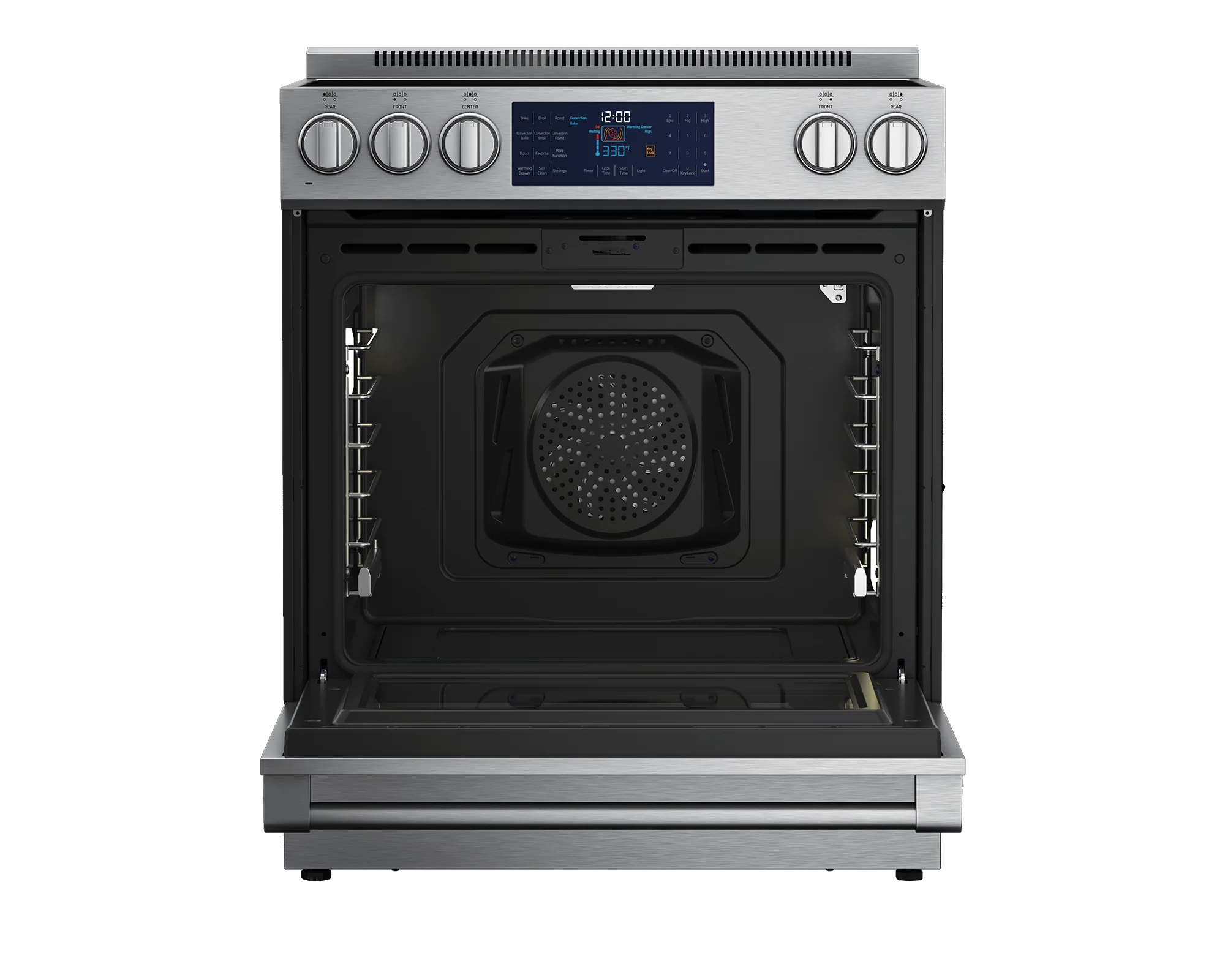 Beko 30" Stainless Steel Slide-In Electric Range - Image 6