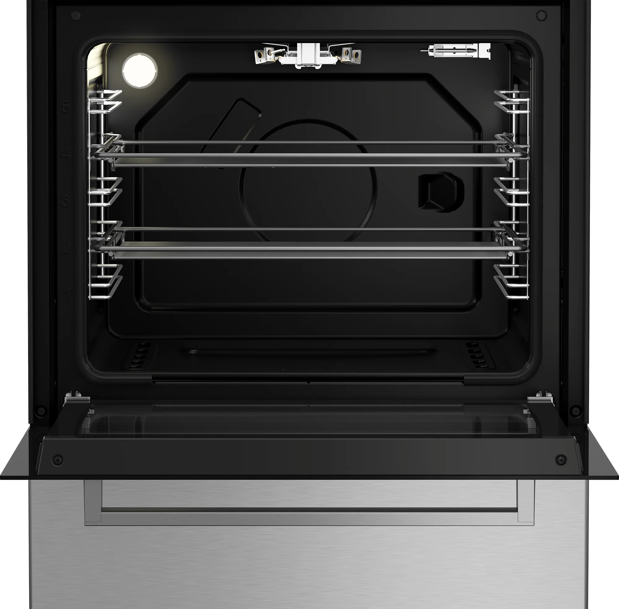 Beko SLGR24410SS 24" Stainless Steel Slide-In Gas Range - Image 5
