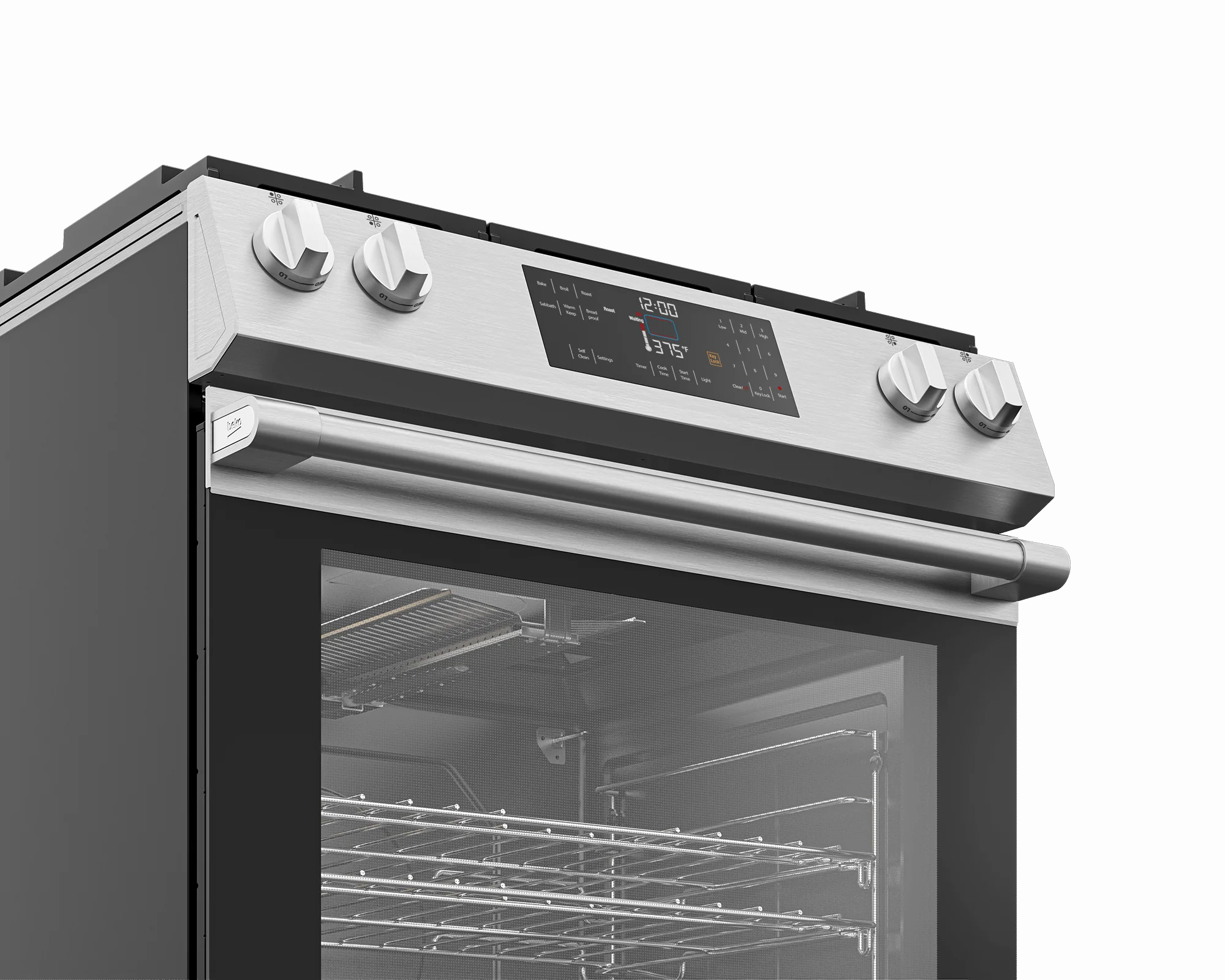 Beko SLGR30423SS 30" Slide-In Range - Image 3