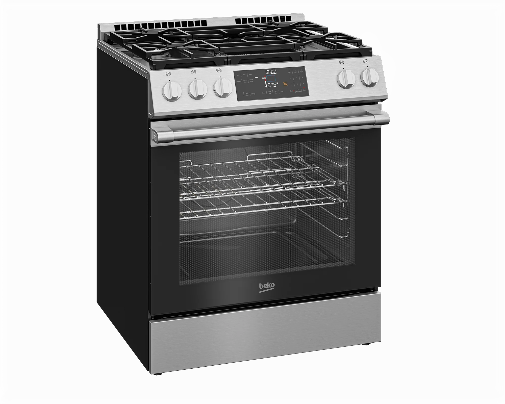 Beko SLGR30523SS 30" Slide-In Range - Image 2