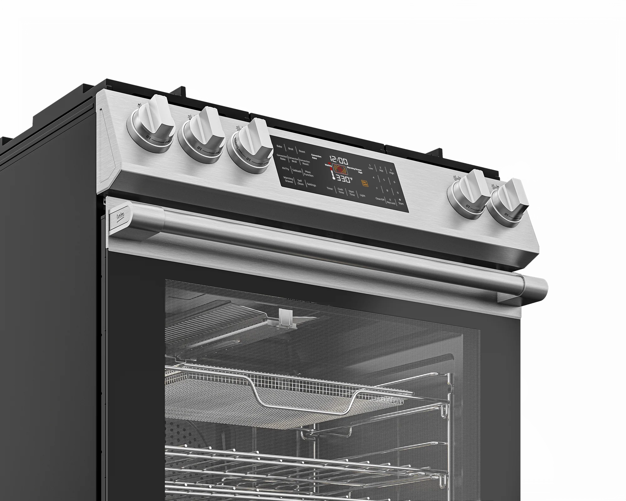 Beko SLGR30524SS 30" Slide-In Range - Image 3