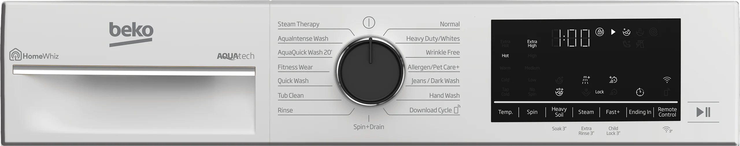 Beko WFTV10733XC 24" Front Load Washer - Image 5