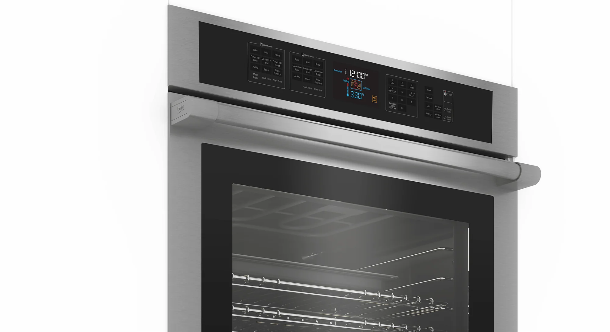 Beko WOD30100SS 30" Stainless Steel Double Wall Oven - Image 4