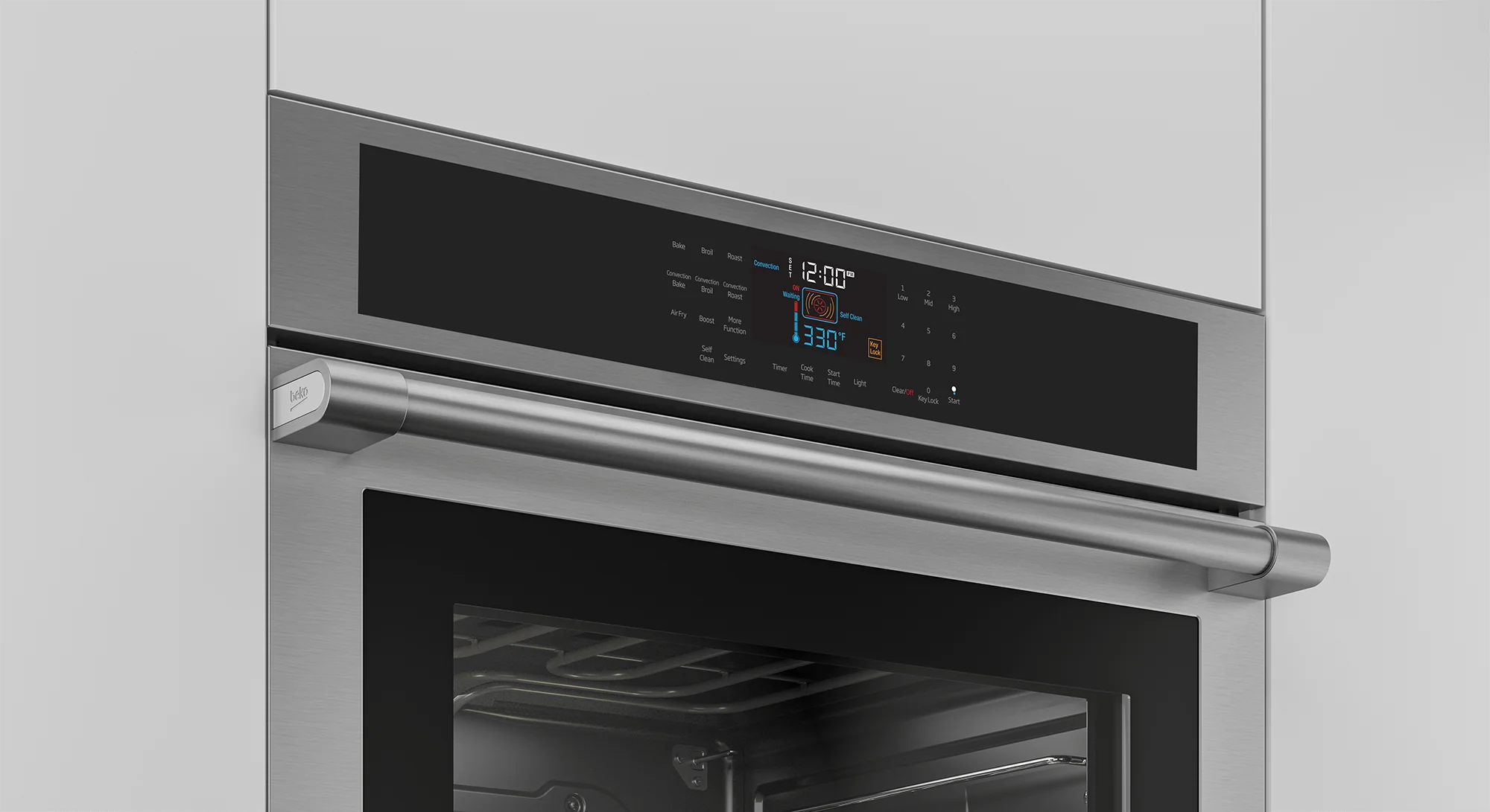 Beko WOS30200SS 30" Stainless steel Wall Oven - Image 5