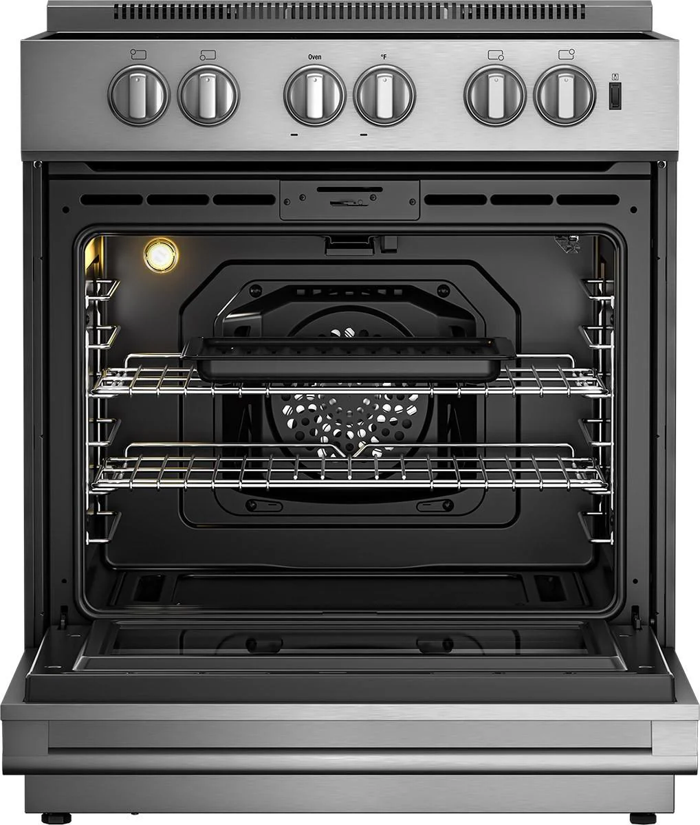 Blomberg Appliances BERU30422SS 30in electric stainless range with 5.7 cu ft self clean oven, 4 burner - Image 5