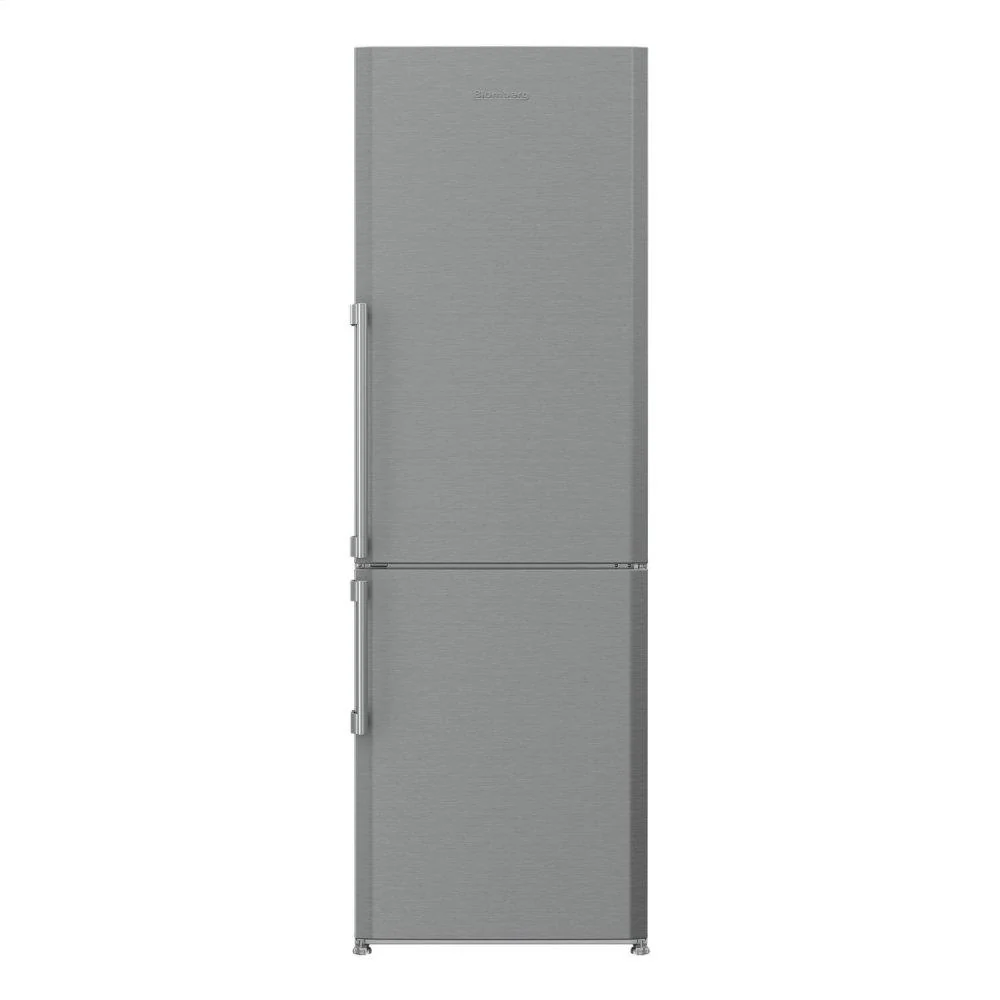Blomberg Appliances 24in 13 cu ft bottom freezer fridge, stainless steel
