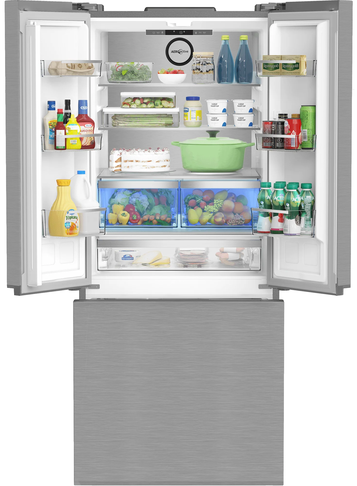 Blomberg Appliances BRFD21612SS 30" Counter-Depth French Door Refrigerator - Image 3