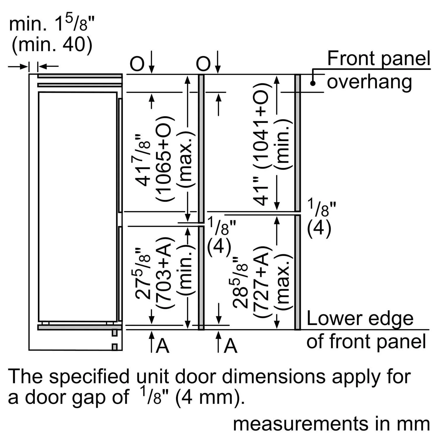 Bosch B09IB91NSP 800 Series, built-in fridge-freezer with freezer at bottom, soft close flat hinge - Image 9