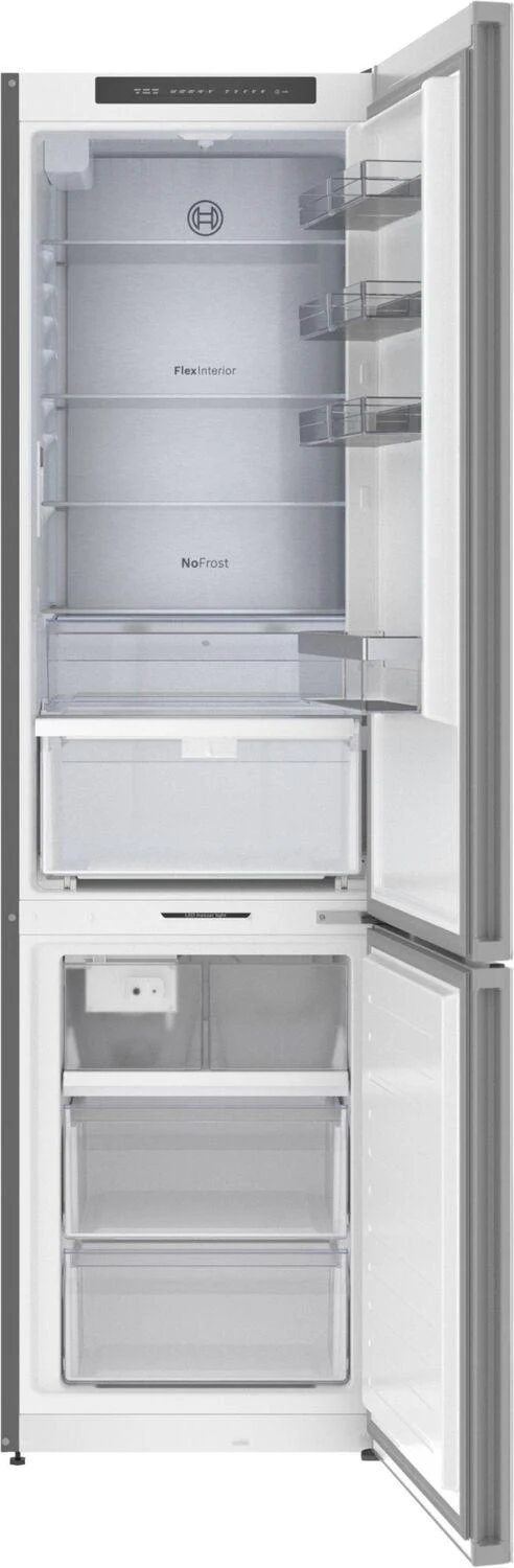 Bosch B24CB80ESW 800 Series, free-standing fridge-freezer with freezer at bottom, glass door, 24'', White, Total No Frost - Image 13