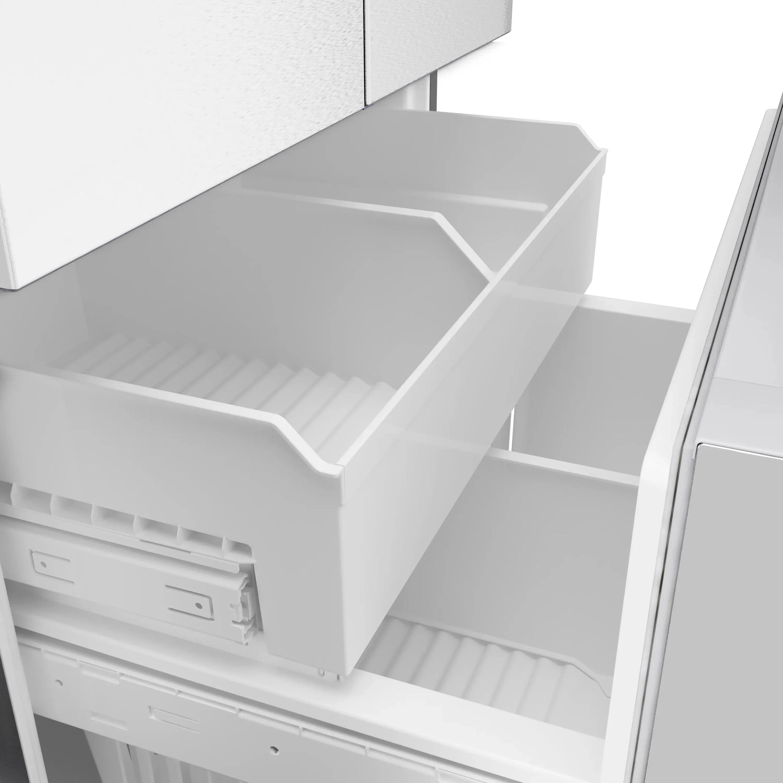 Bosch B36CD10ENS 100 Series, French Door Bottom freezer, multi door, 36'', Brushed steel (with anti-fingerprint), Total No Frost - Image 5