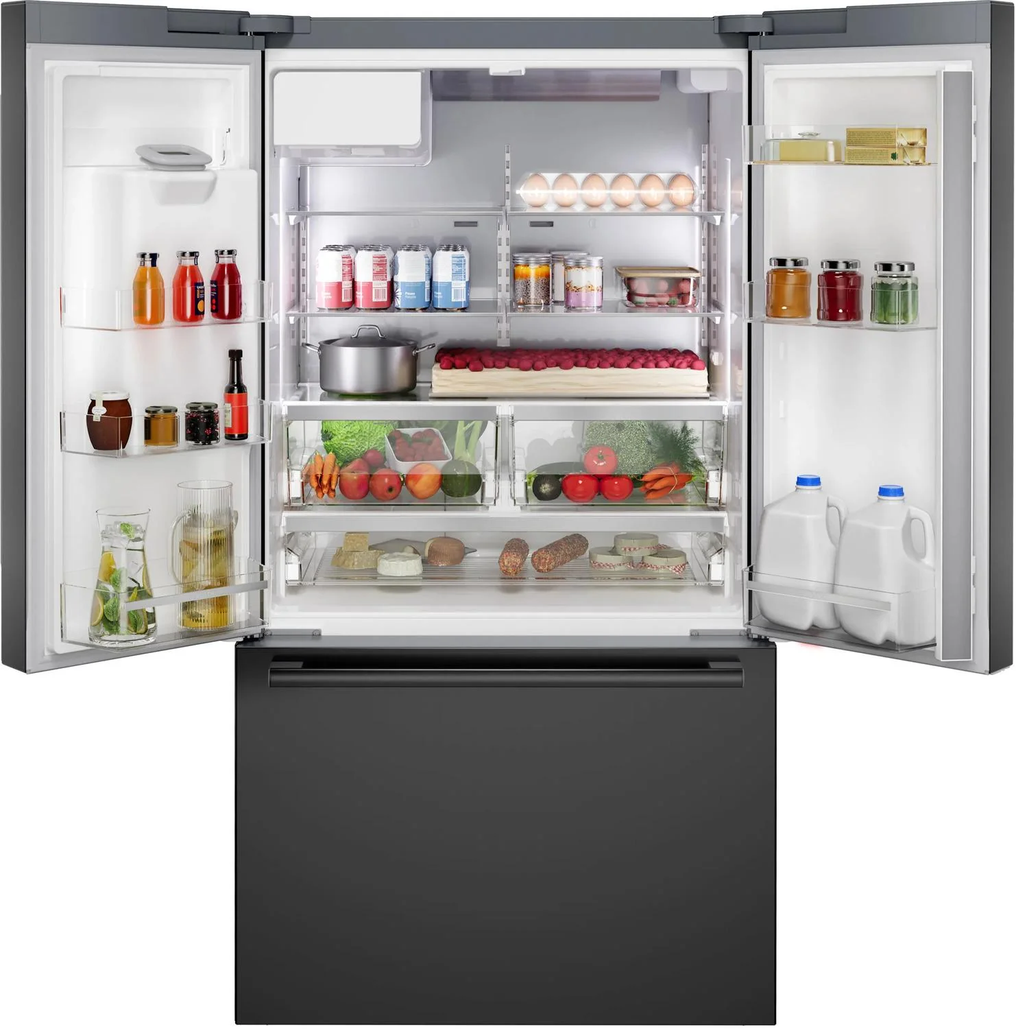 Bosch B36CD52SNB 500 Series, French Door Bottom freezer, multi door, 36'', Black inox-antifingerprint, Total No Frost - Image 11