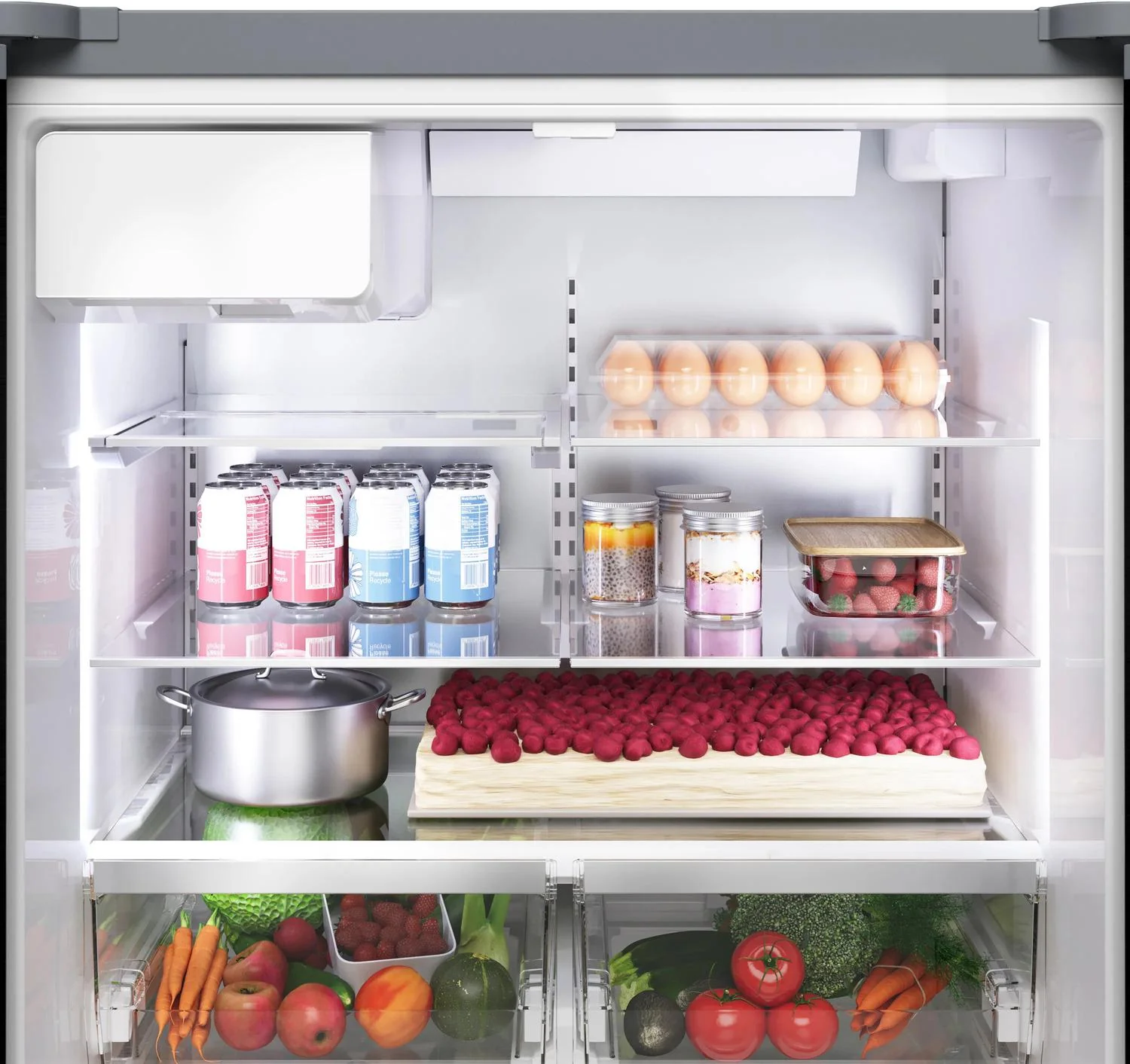 Bosch B36CD52SNB 500 Series, French Door Bottom freezer, multi door, 36'', Black inox-antifingerprint, Total No Frost - Image 13