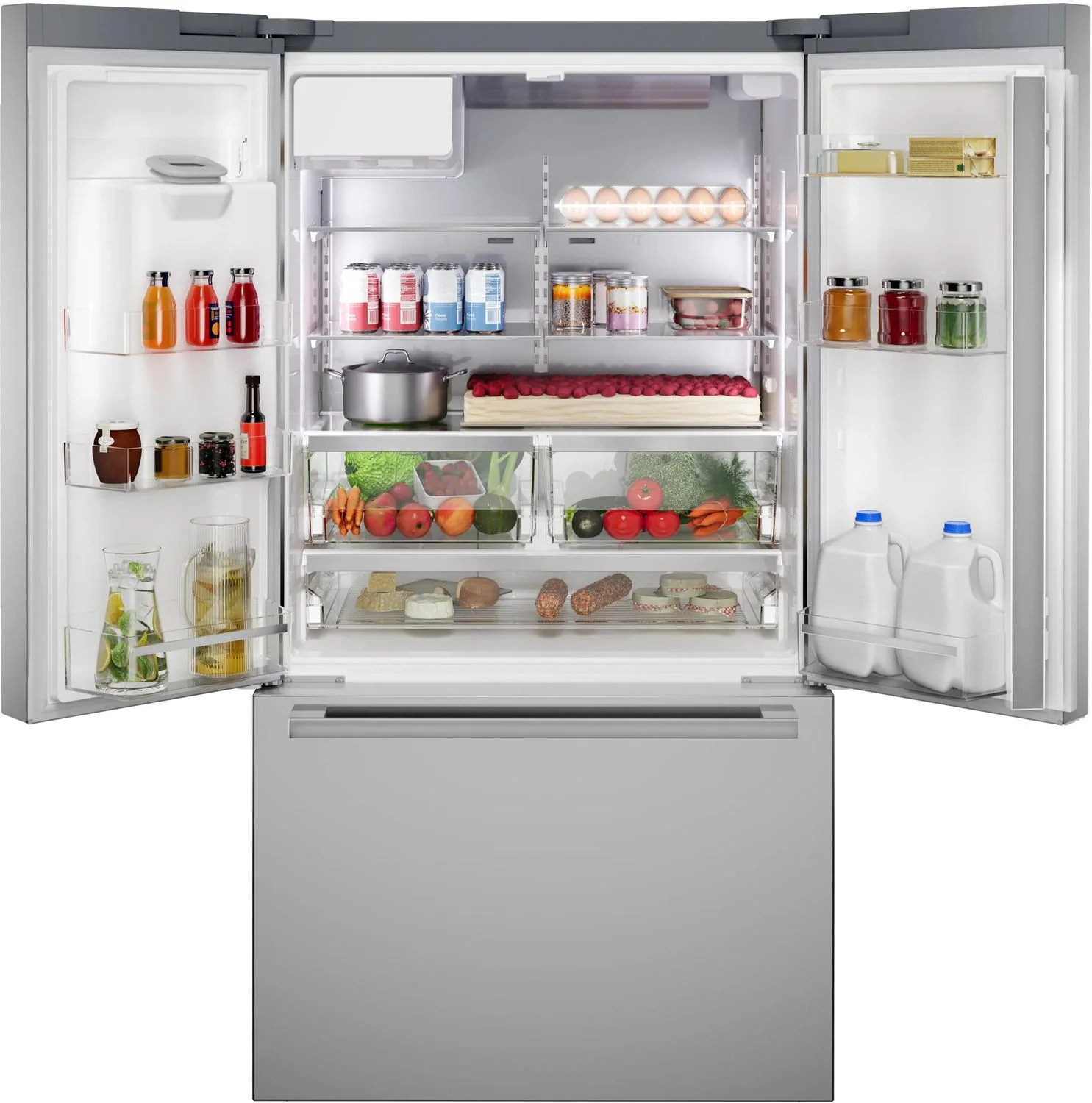 Bosch B36CD52SNS 500 Series, French Door Bottom freezer, multi door, 36'', Brushed steel (with anti-fingerprint), Total No Frost - Image 11
