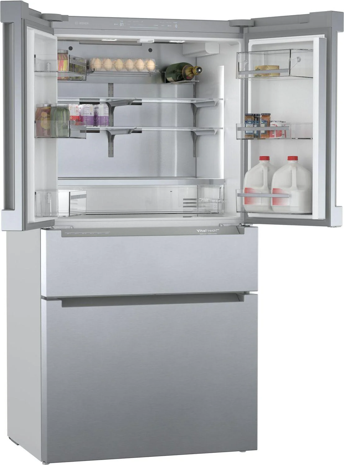 Bosch B36CL80ENS 800 Series, French Door Bottom freezer, multi door, 36'', Brushed steel (with anti-fingerprint) - Image 10