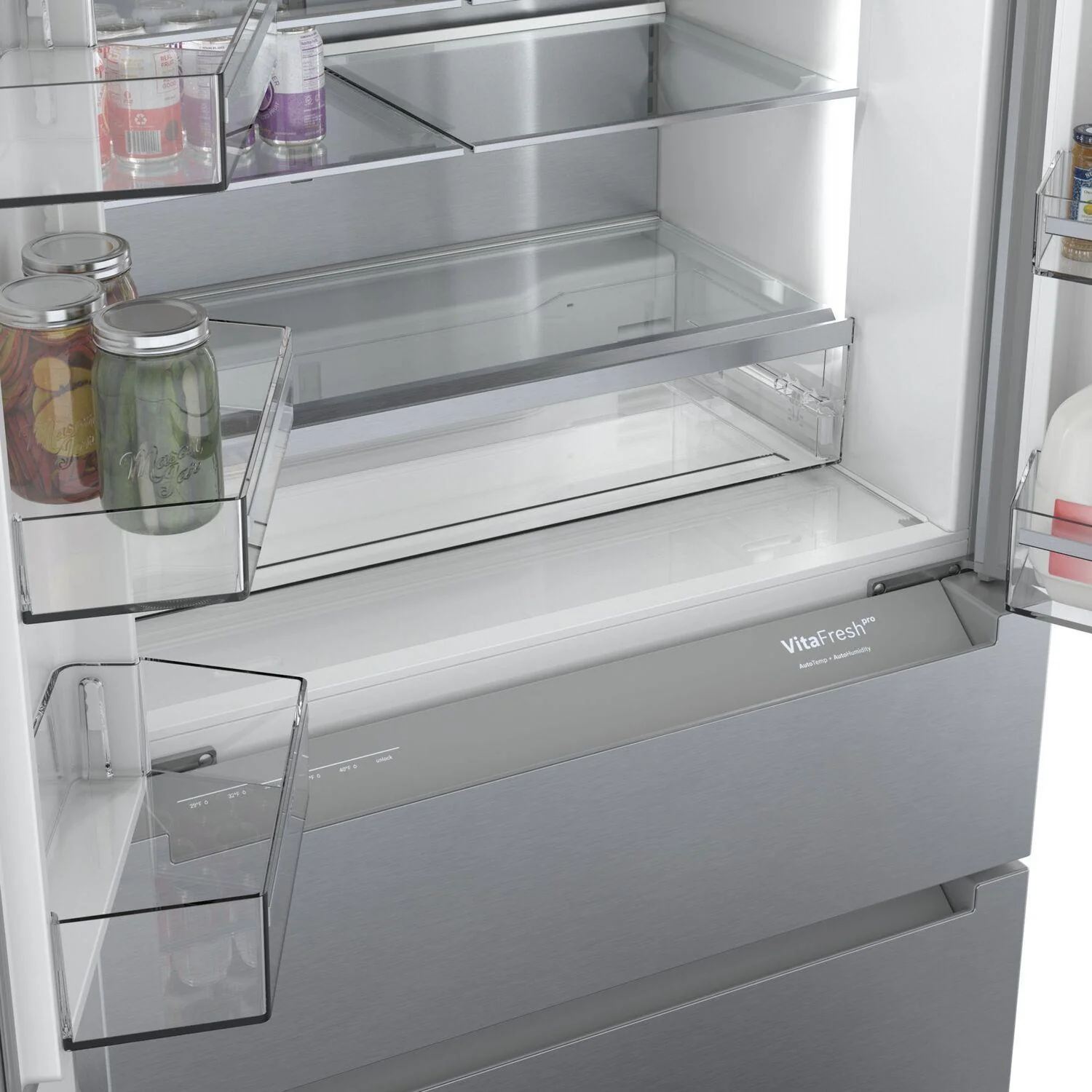 Bosch B36CL80ENS 800 Series, French Door Bottom freezer, multi door, 36'', Brushed steel (with anti-fingerprint) - Image 17