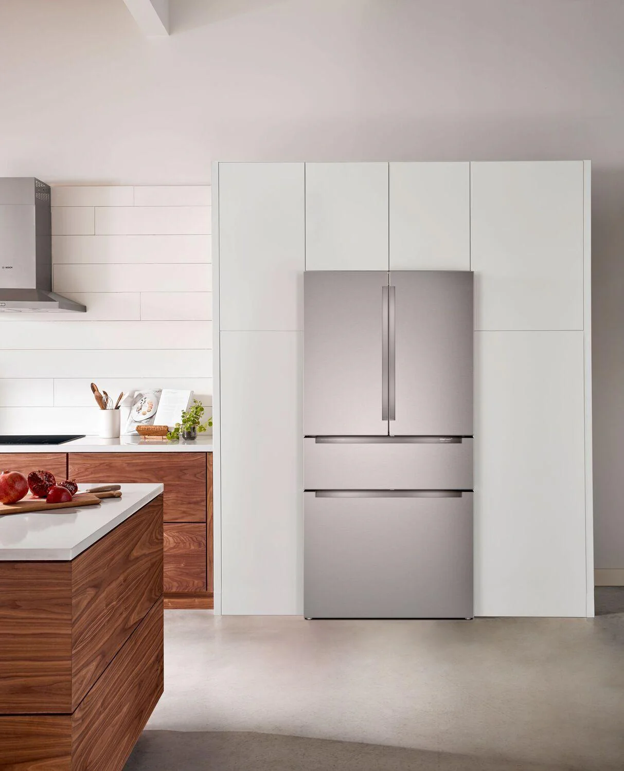 Bosch B36CL80ENS 800 Series, French Door Bottom freezer, multi door, 36'', Brushed steel (with anti-fingerprint) - Image 4