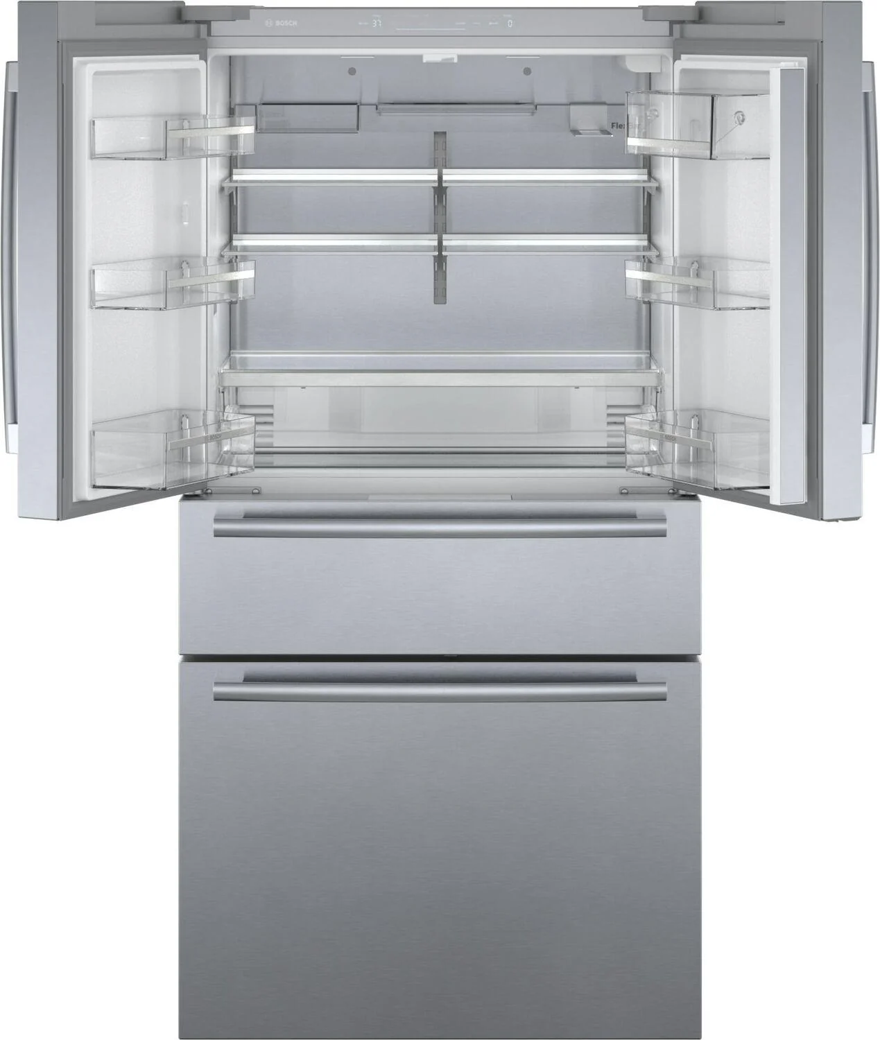 Bosch B36CL80SNS 800 Series, French Door Bottom freezer, multi door, 36'', Brushed steel (with anti-fingerprint) - Image 7