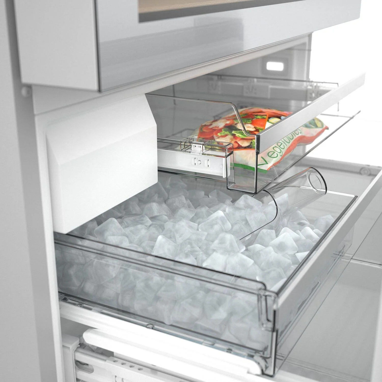 Bosch B36CL81ENG 800 Series, French Door Bottom Mount Refrigerator, Glass door, 36'', Stainless steel - Image 11