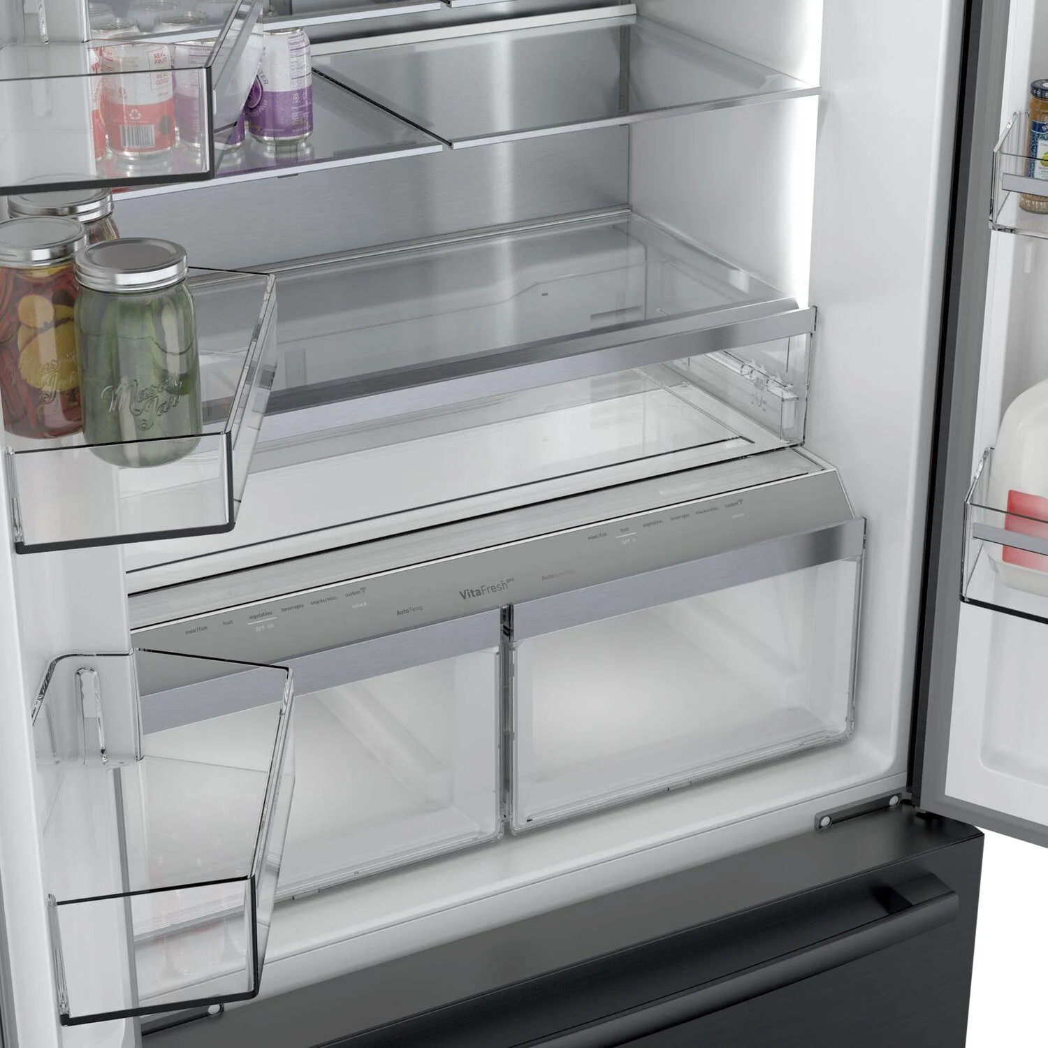 Bosch B36CT80SNB 800 Series, French Door Bottom freezer, multi door, 36'', Black inox-antifingerprint - Image 11