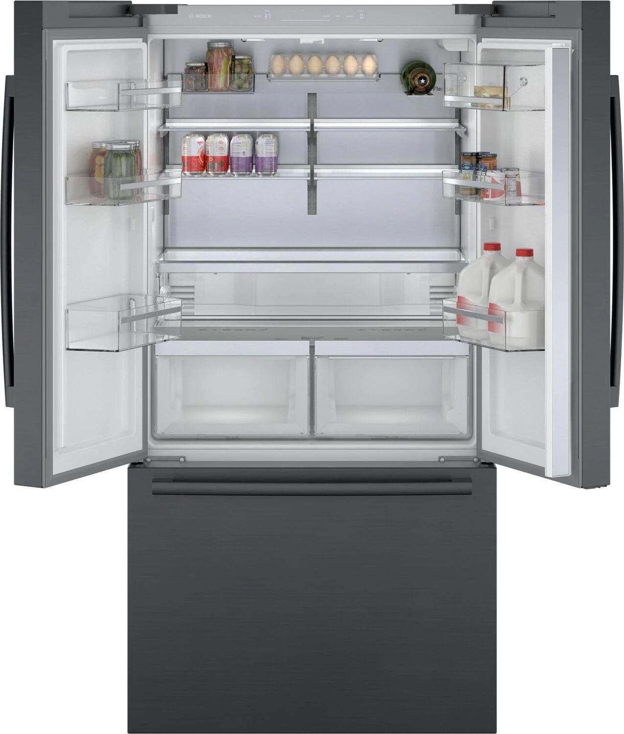 Bosch B36CT80SNB 800 Series, French Door Bottom freezer, multi door, 36'', Black inox-antifingerprint - Image 7