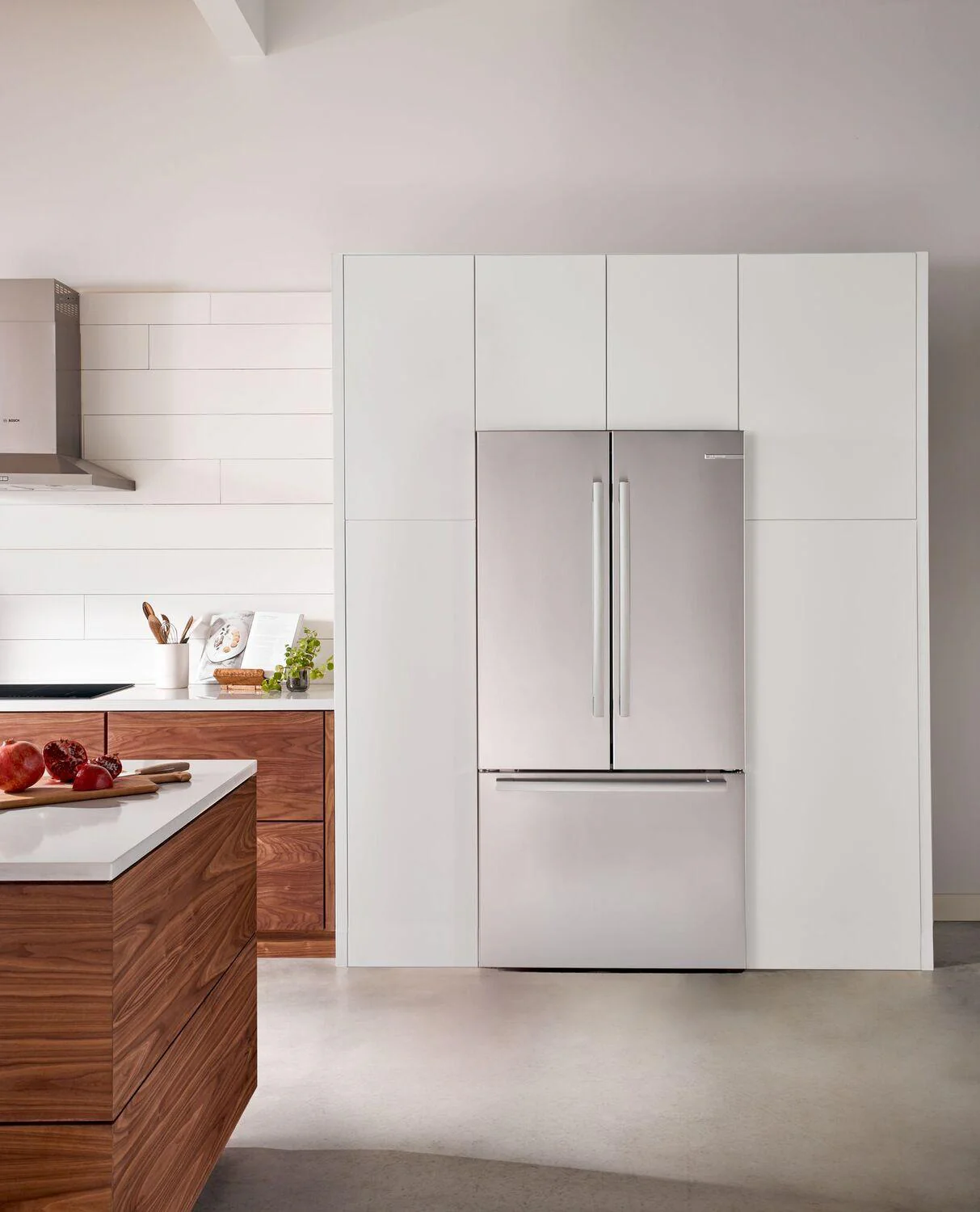 Bosch B36CT80SNS 800 Series, French Door Bottom freezer, multi door, 36'', Brushed steel (with anti-fingerprint) - Image 3