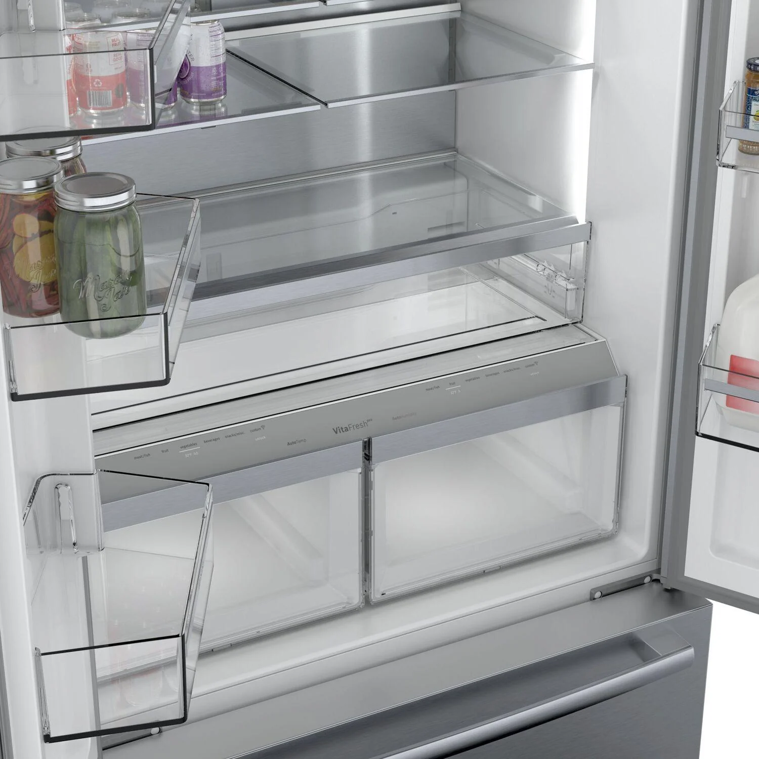 Bosch B36CT80SNS 800 Series, French Door Bottom freezer, multi door, 36'', Brushed steel (with anti-fingerprint) - Image 8