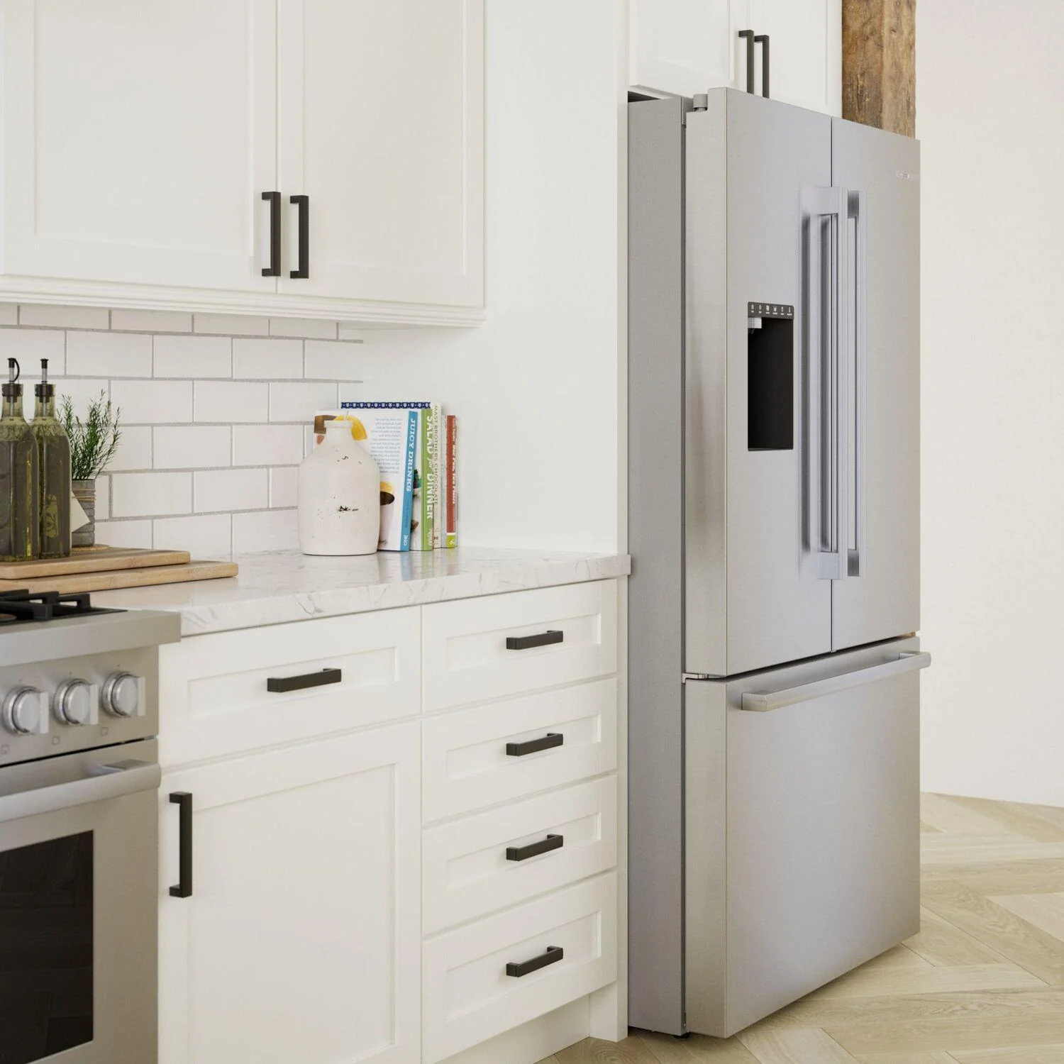 Bosch B36FD50SNS 500 Series French Door Bottom Mount Refrigerator 36" Stainless steel (with anti-fingerprint), Total No Frost - Image 13