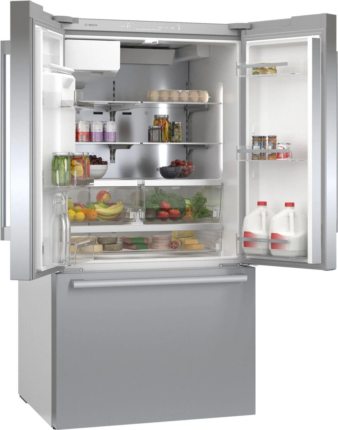 Bosch B36FD50SNS 500 Series French Door Bottom Mount Refrigerator 36" Stainless steel (with anti-fingerprint), Total No Frost - Image 6