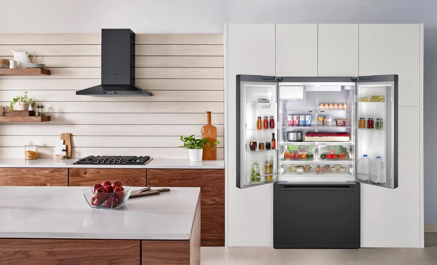 Bosch B36FD52SNB 500 Series, French Door Bottom freezer, multi door, 36'', Black inox-antifingerprint, Total No Frost - Image 18