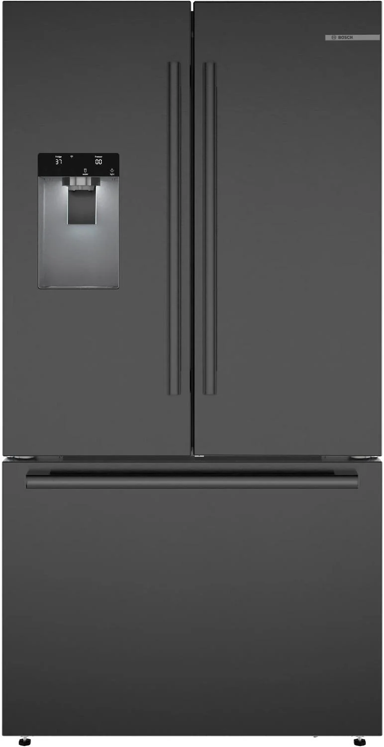 Bosch B36FD52SNB 500 Series, French Door Bottom freezer, multi door, 36'', Black inox-antifingerprint, Total No Frost - Image 2