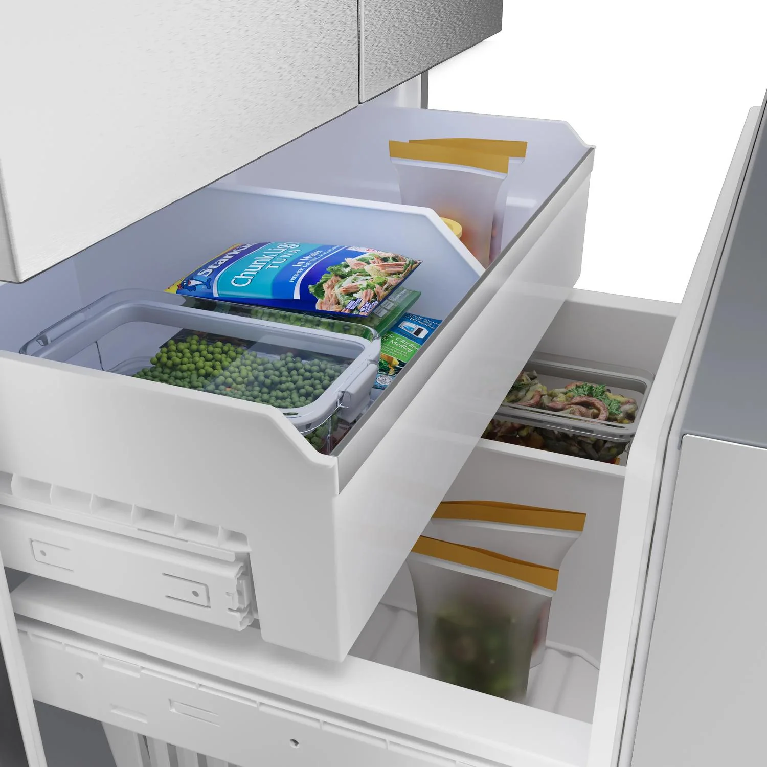 Bosch B36FD52SNS 500 Series, French Door Bottom freezer, multi door, 36'', Brushed steel (with anti-fingerprint), Total No Frost - Image 13