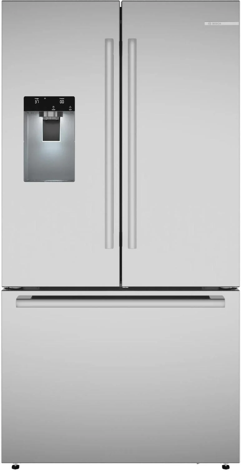 Bosch B36FD52SNS 500 Series, French Door Bottom freezer, multi door, 36'', Brushed steel (with anti-fingerprint), Total No Frost - Image 2