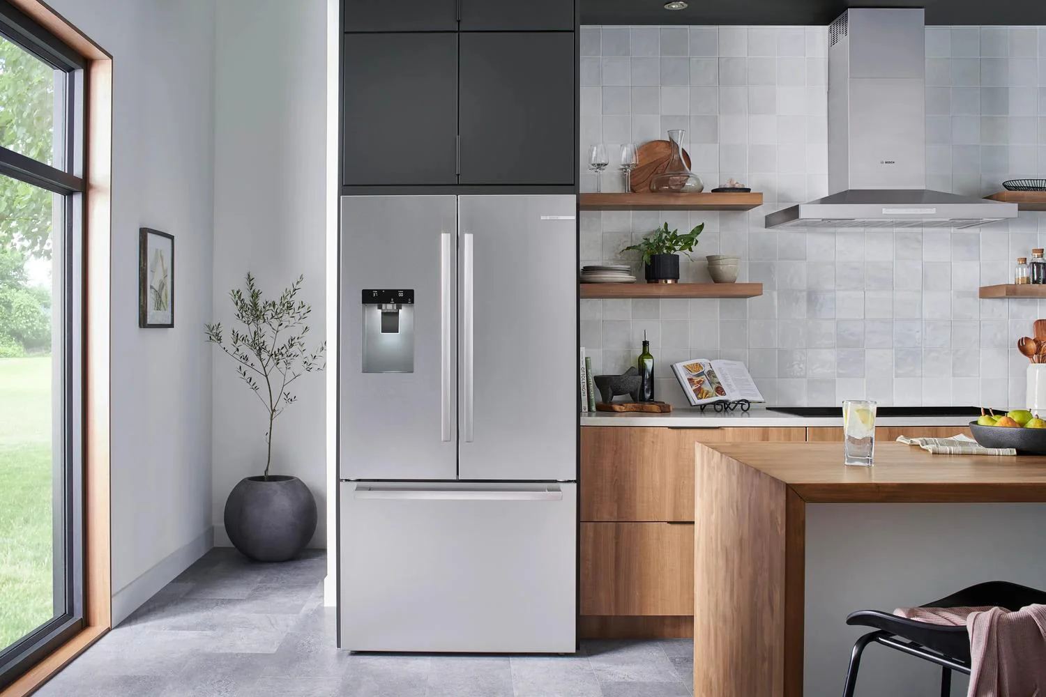 Bosch B36FD52SNS 500 Series, French Door Bottom freezer, multi door, 36'', Brushed steel (with anti-fingerprint), Total No Frost - Image 21