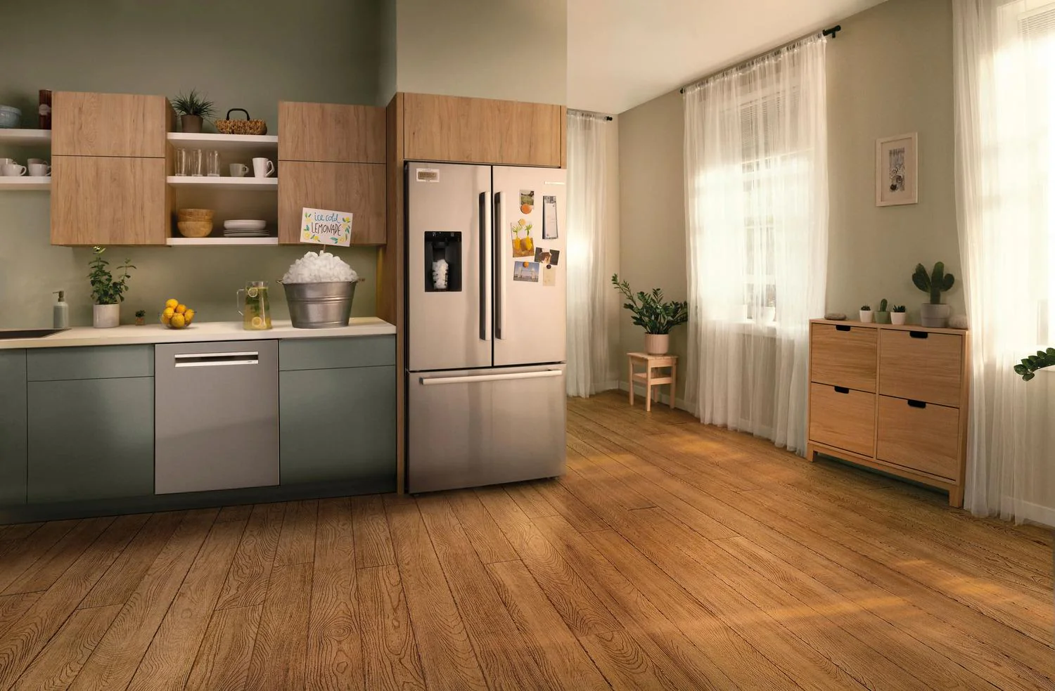 Bosch B36FD52SNS 500 Series, French Door Bottom freezer, multi door, 36'', Brushed steel (with anti-fingerprint), Total No Frost - Image 23