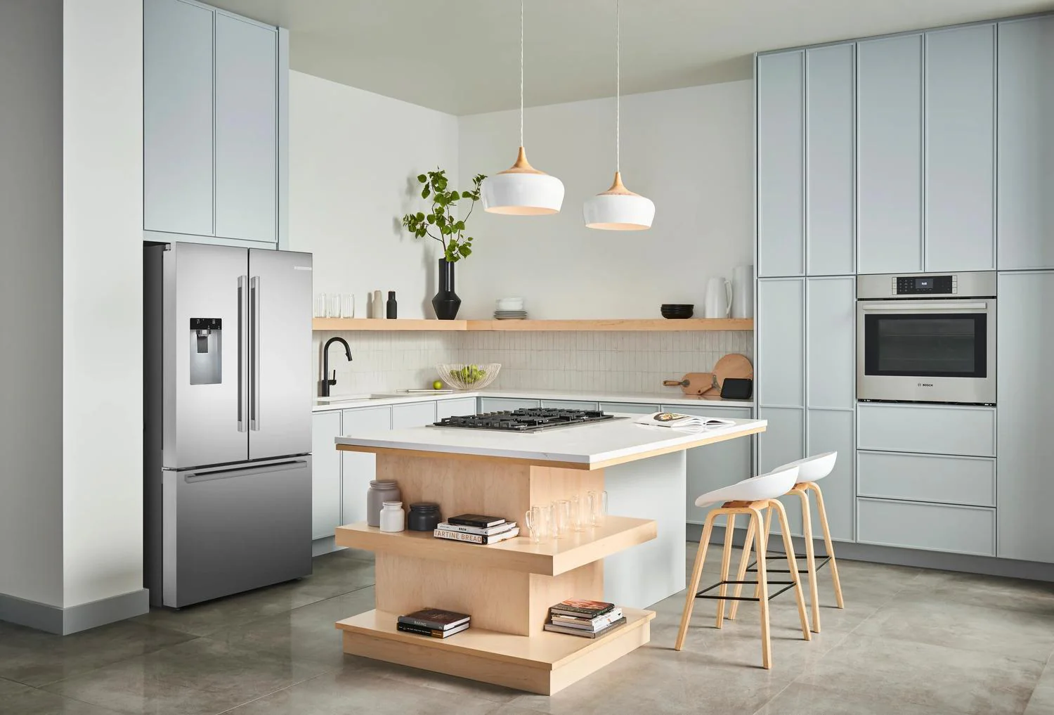 Bosch B36FD52SNS 500 Series, French Door Bottom freezer, multi door, 36'', Brushed steel (with anti-fingerprint), Total No Frost - Image 24