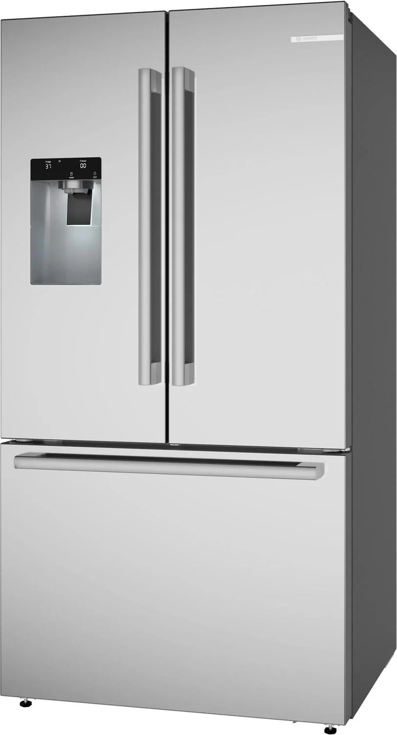 Bosch B36FD52SNS 500 Series, French Door Bottom freezer, multi door, 36'', Brushed steel (with anti-fingerprint), Total No Frost - Image 3