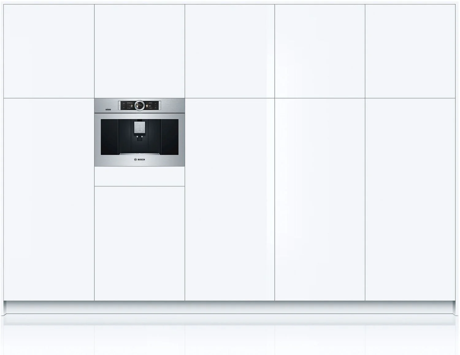 Bosch BCM8450UC 800 Series, Built-In Fully Automatic Coffee Machine, Stainless steel, Removable water tank - Image 5