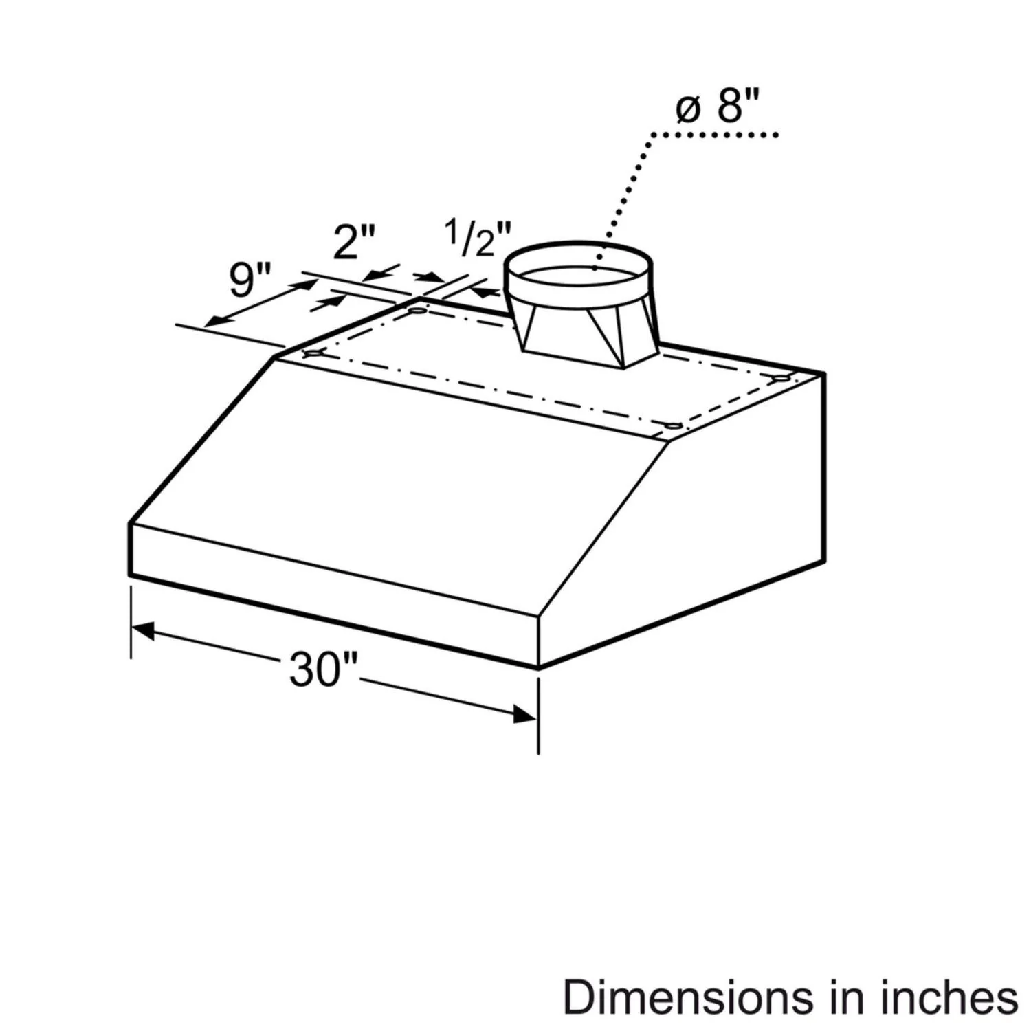 Bosch 800 Series, 30" Under-cabinet Wall Hood, 600 CFM - Image 9