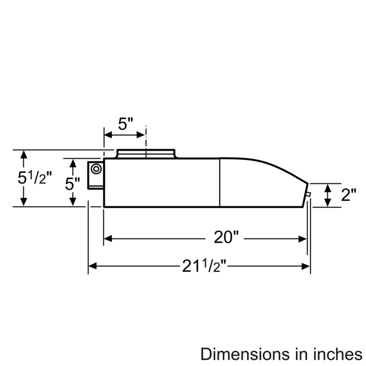 Bosch DUH36152UC 300 Series, 36" Under-cabinet Hood, 280 CFM, Incandescent lights, Stnls - Image 9