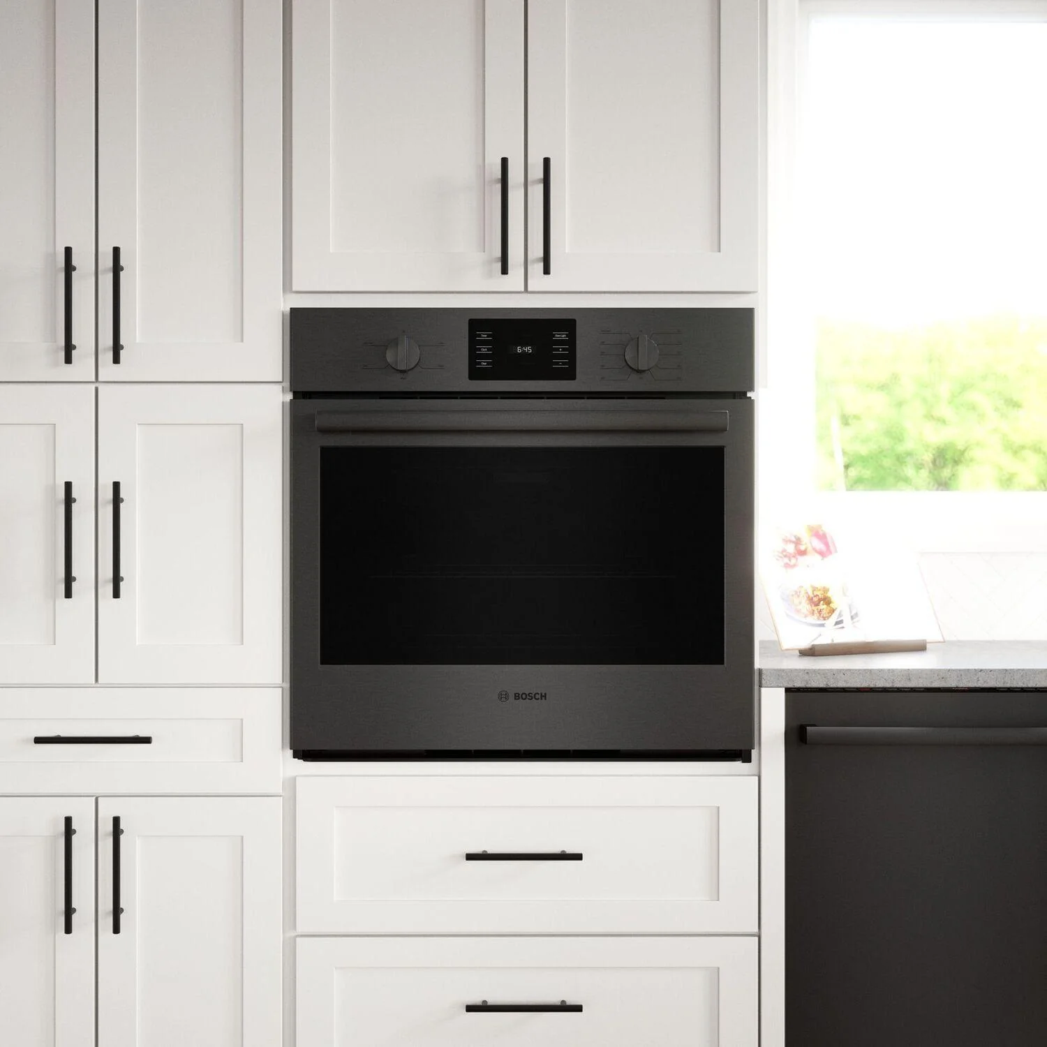 Bosch HBL5344UC 500 Series Single Wall Oven 30" Black Stainless Steel - Image 12