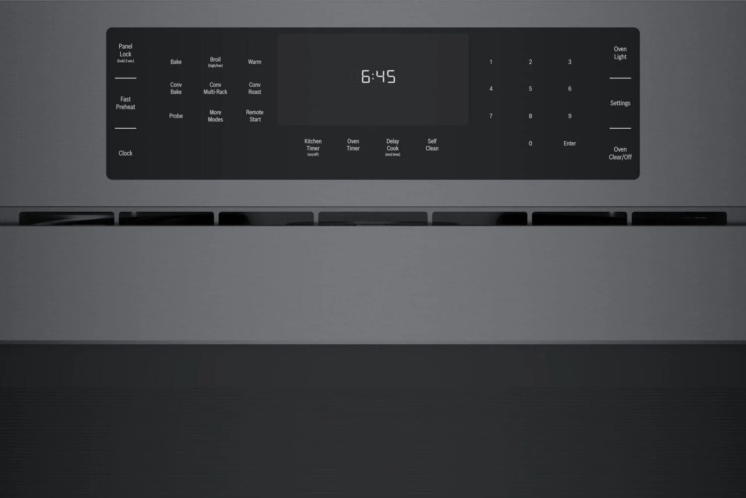 Bosch HBL8444LUC 800 Series Single Wall Oven 30" Left SideOpening Door, Black Stainless Steel - Image 4